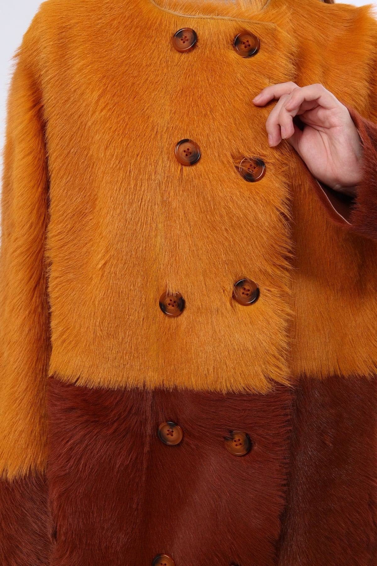 Hardal Kadın Deri Kaban - LEATINN LEATHER WEAR