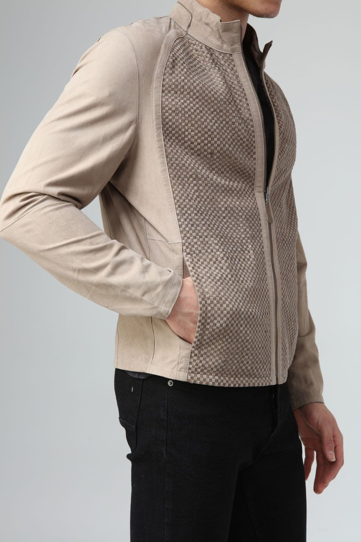 Vizon Erkek Süet Deri Ceket - LEATINN LEATHER WEAR