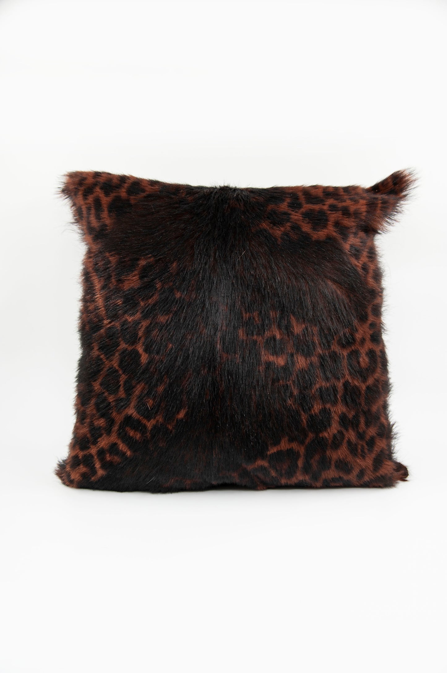 Leopar Baskılı Deri Kırlent - LEATINN LEATHER WEAR