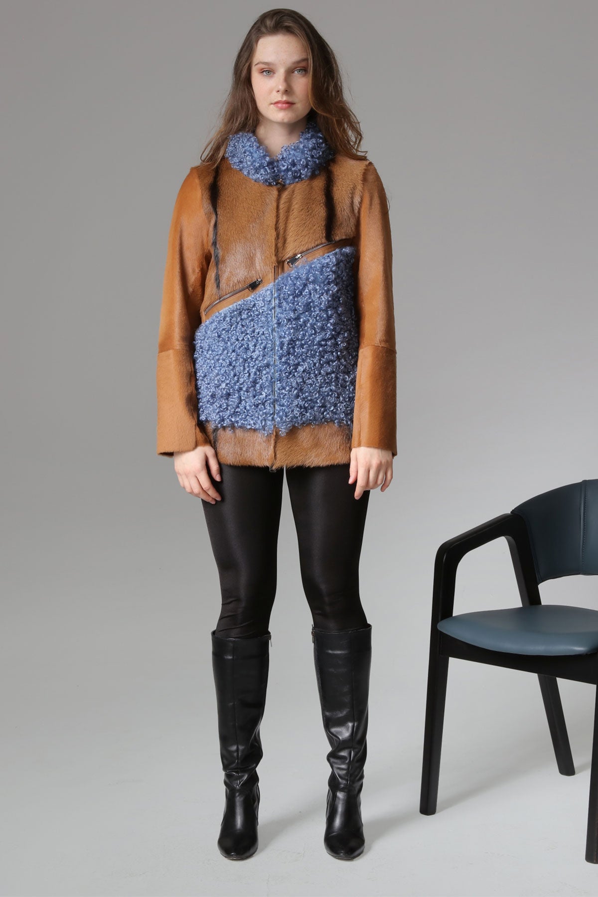 Taba Kadın Deri Kaban - LEATINN LEATHER WEAR