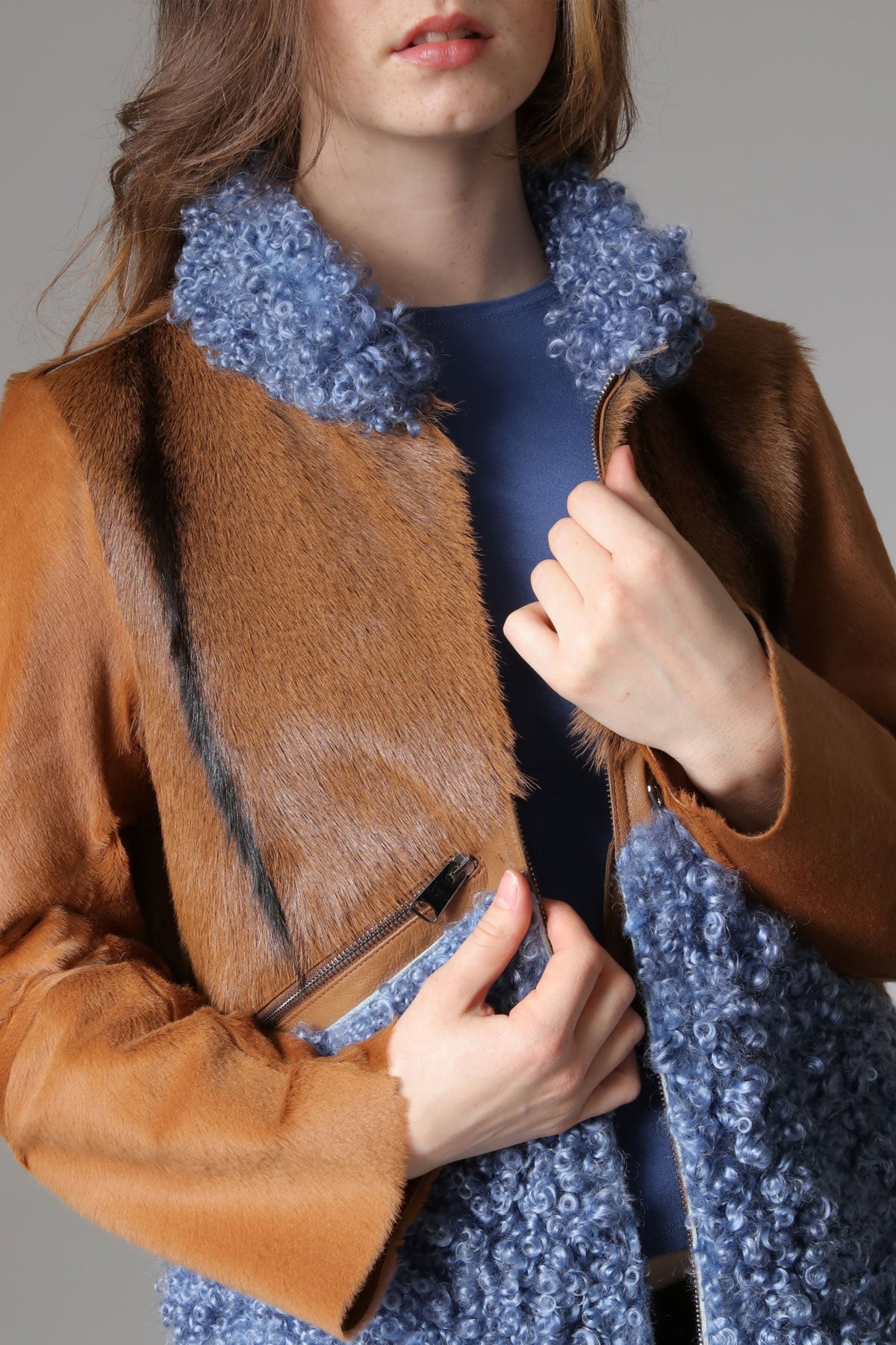 Taba Kadın Deri Kaban - LEATINN LEATHER WEAR