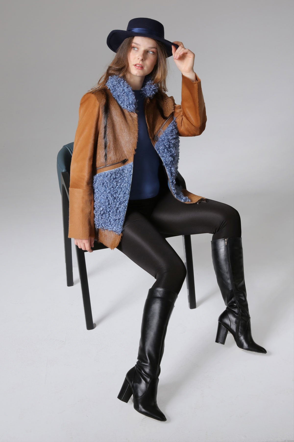 Taba Kadın Deri Kaban - LEATINN LEATHER WEAR