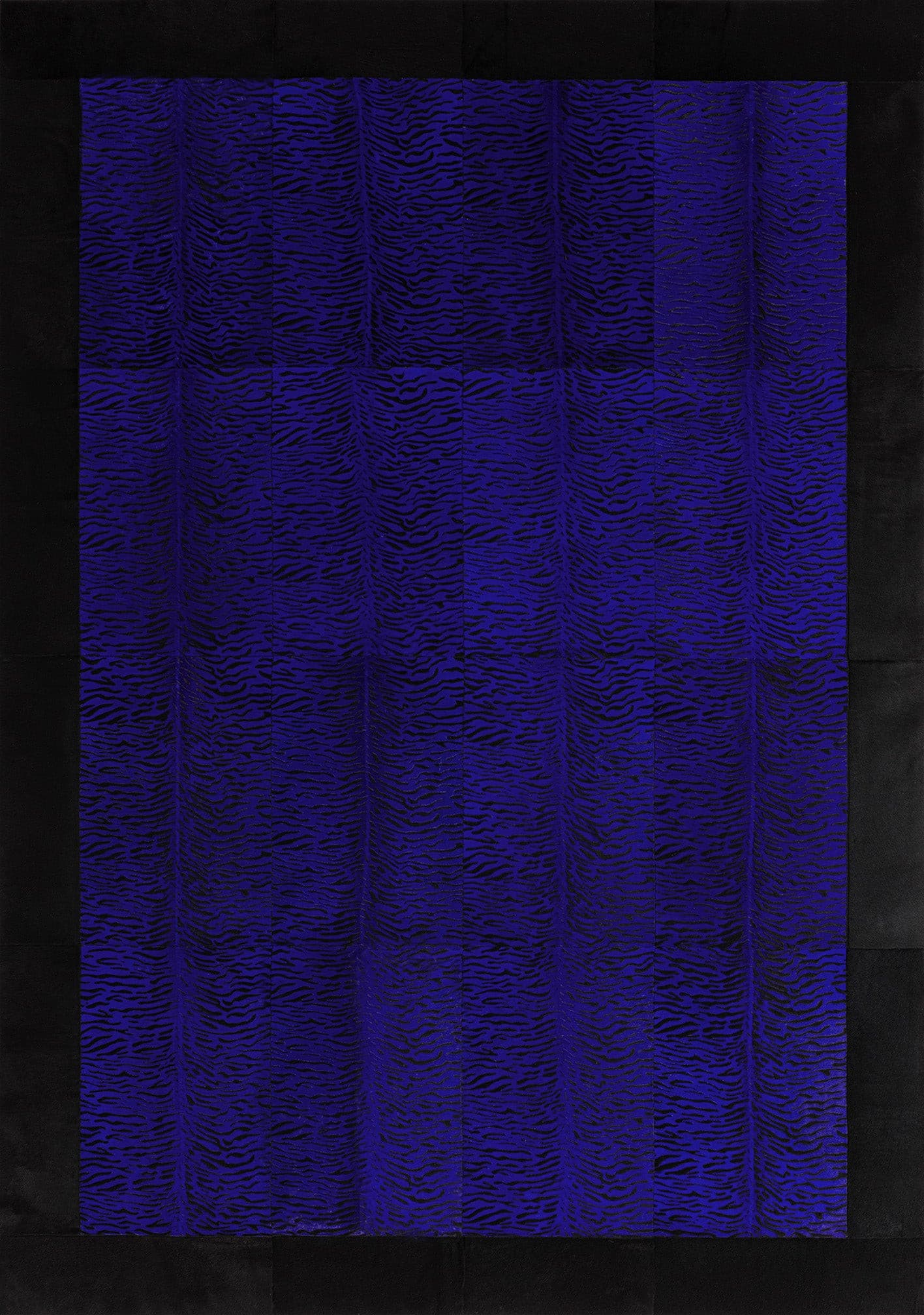 Sax Zebra Patterned Leather Carpet