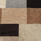 Multi Colored Patchwork Leather Carpet